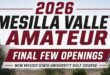 Final Few Openings – 2026 Mesilla Valley Amateur