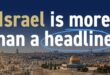 There is another side of Israel’s story
